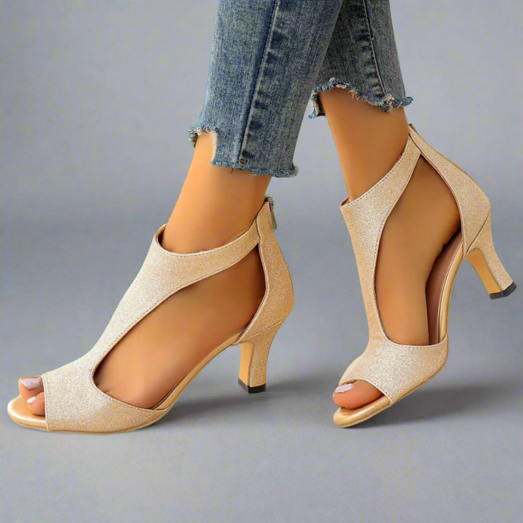 Heidrun | Elegant and ultra-comfortable high-heeled sandals