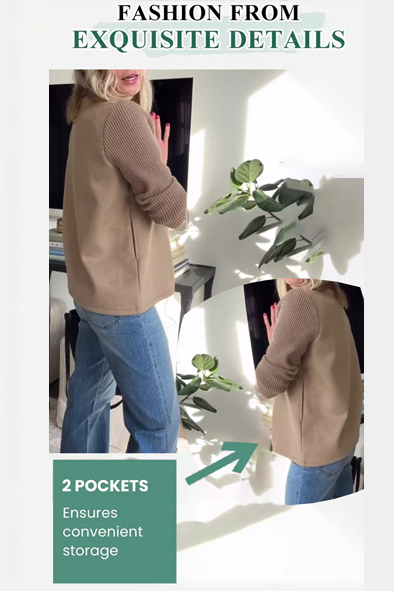 Pauline | Chic and casual buttoned blazer – effortless elegance