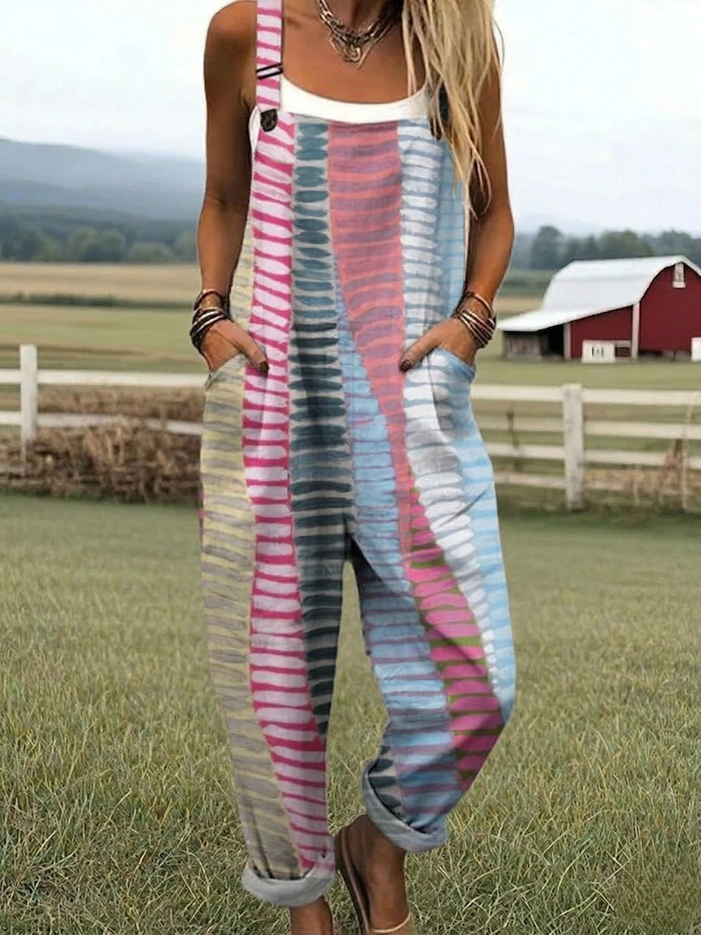 Vivienne™ | Striped Jumpsuit