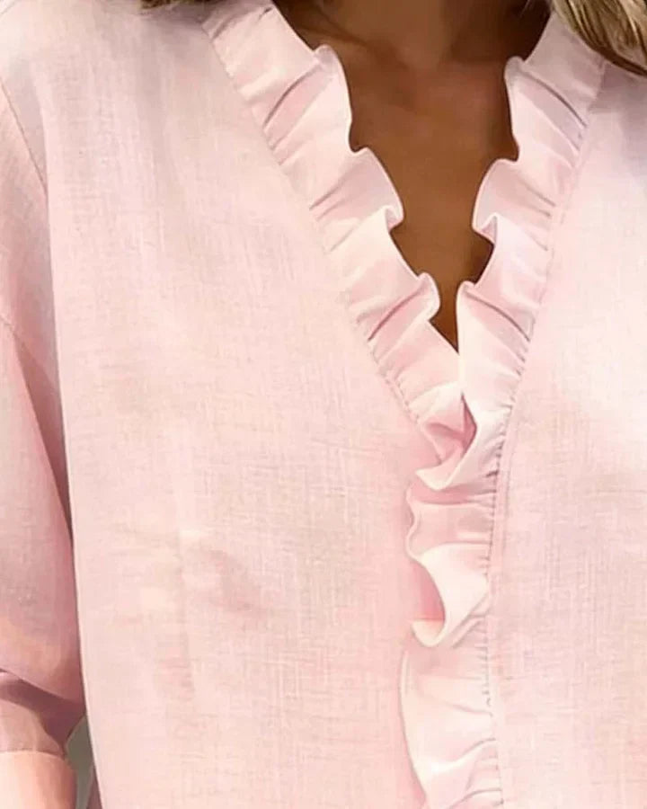 Susan™ | Ruffle Blouse