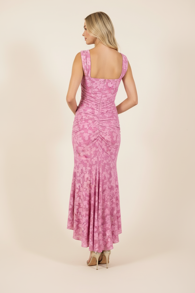 Bianca | Women's Sleeveless Draped Maxi Dress