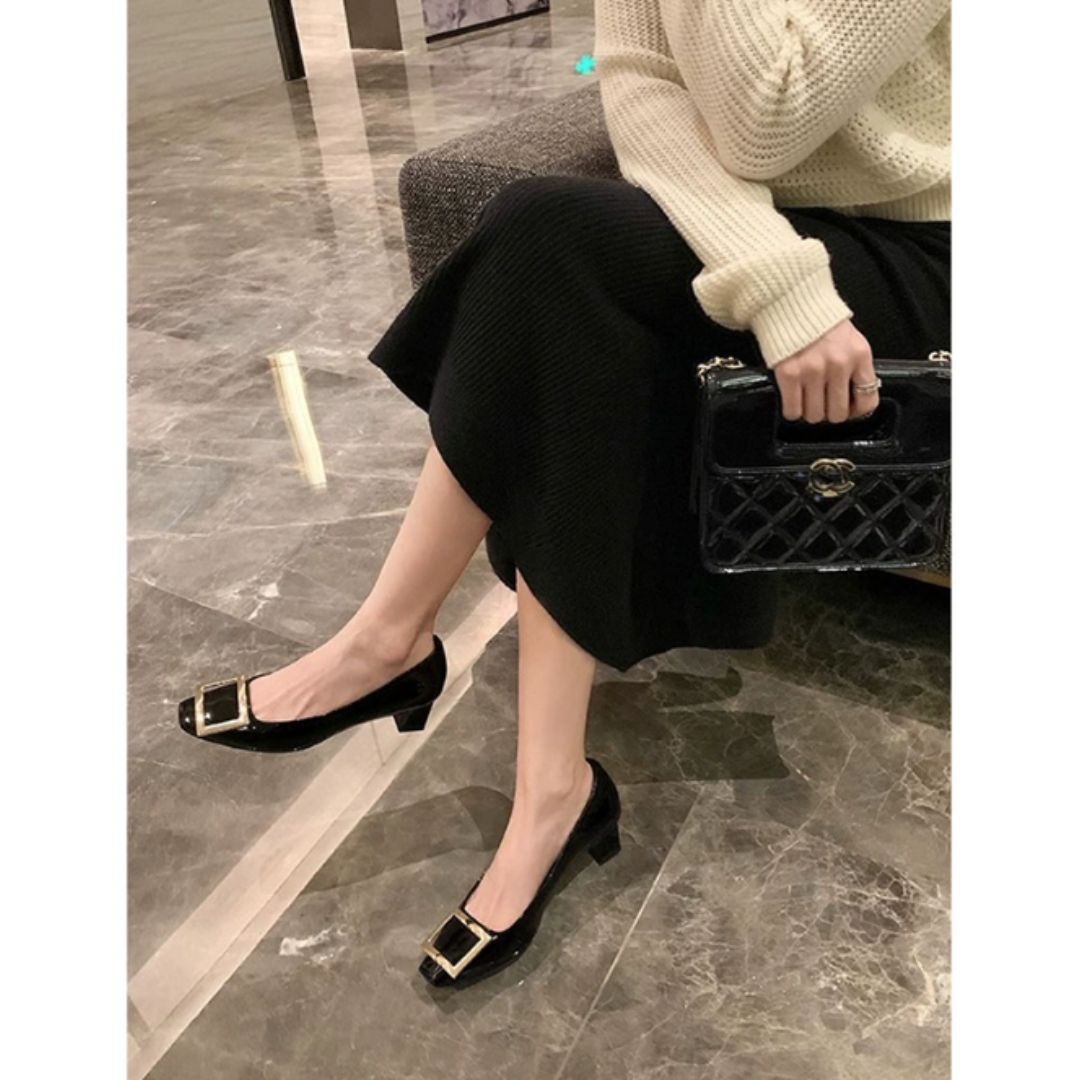 Narella™ | Elegant Sandals with Mid-Heel and Square-Toe — Sophistication and Comfort