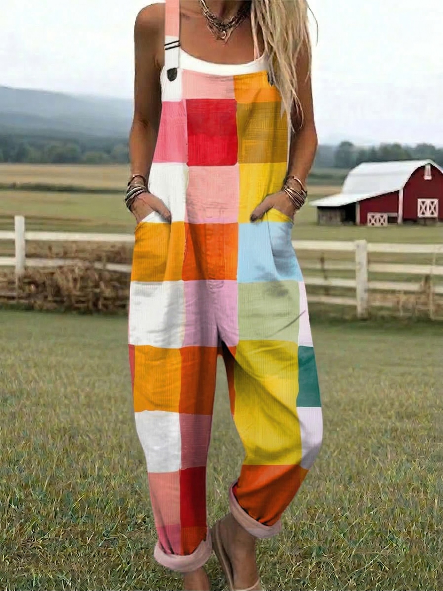 Estella™ | Patchwork Jumpsuit