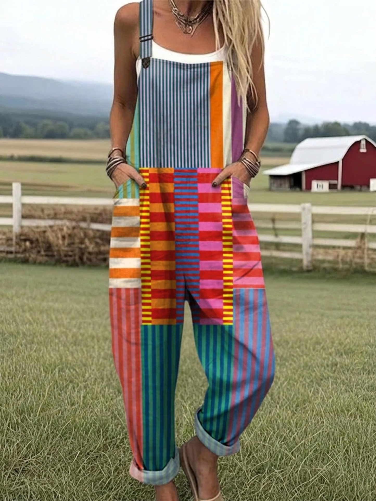 Rosalie™ | Stripe Jumpsuit
