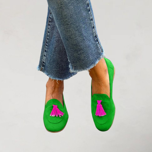 Marieke | Elegant tassel moccasins