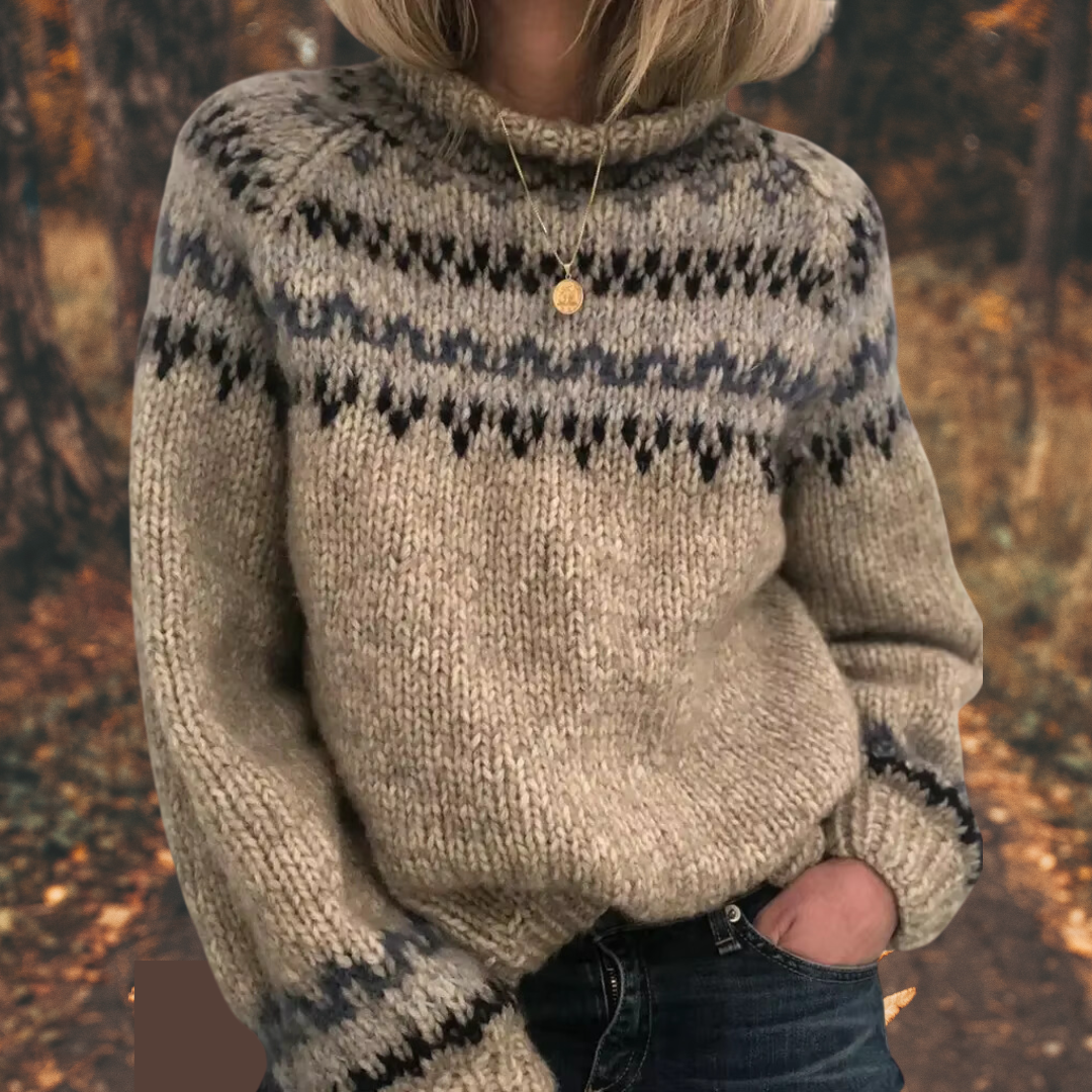 Sienna™ | Nordic-knit pullover for women