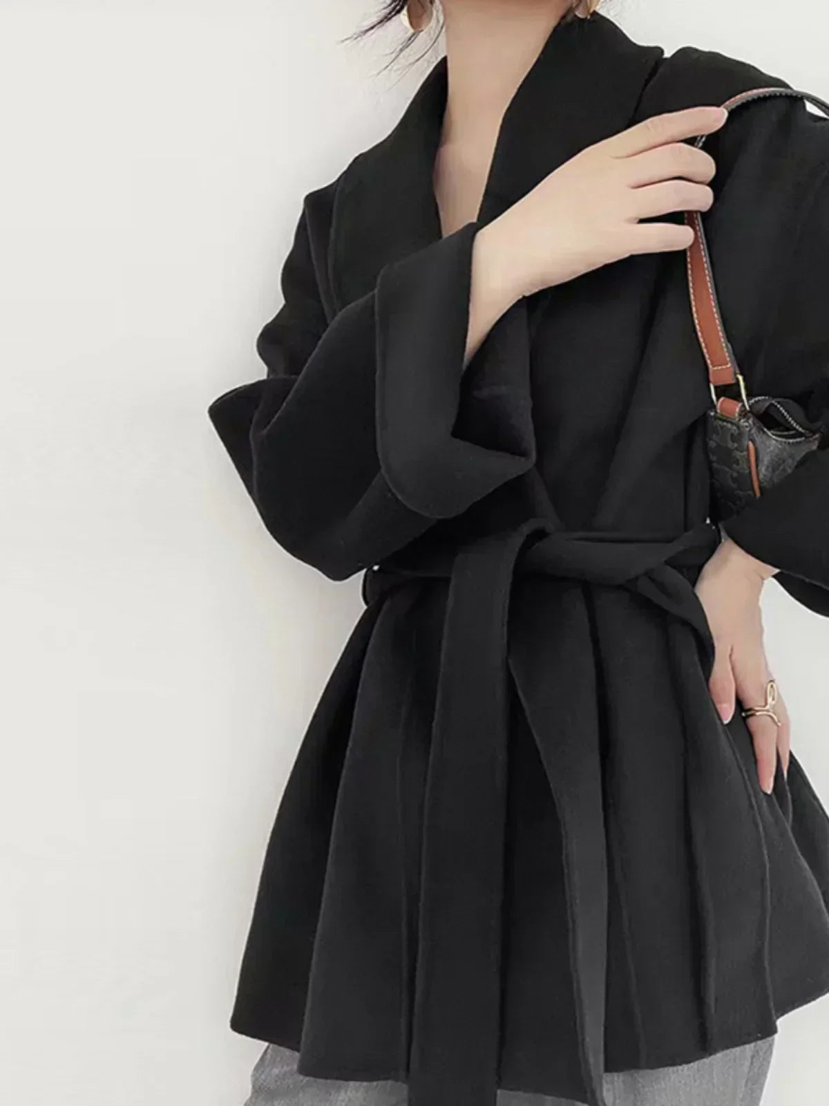 Amélie™ | Wool and cashmere coat, handmade with care