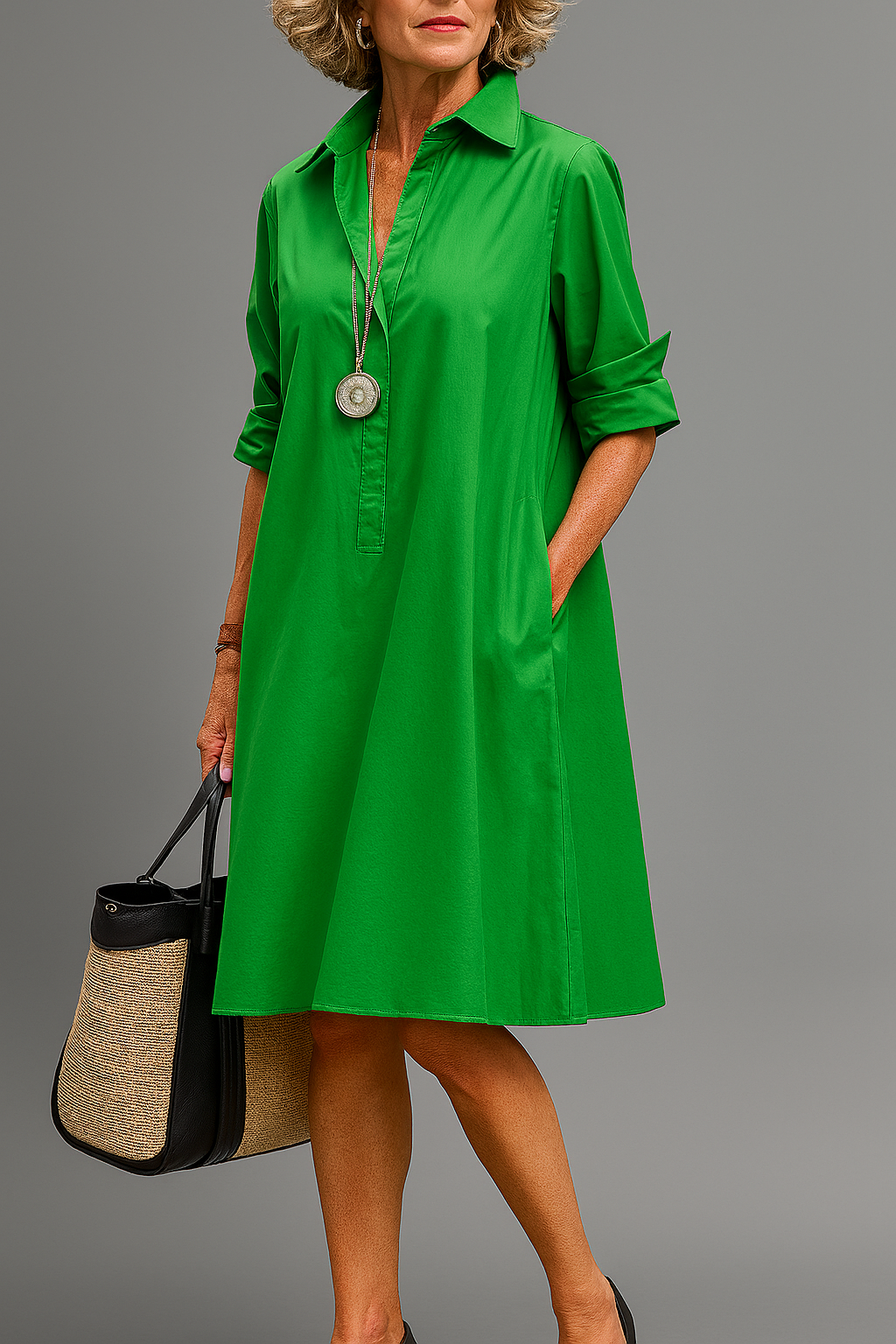 Lena™ | Elegant Midi Dress