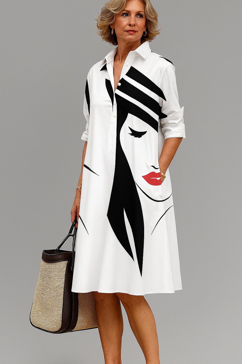 Amara™ | Elegant Midi Dress