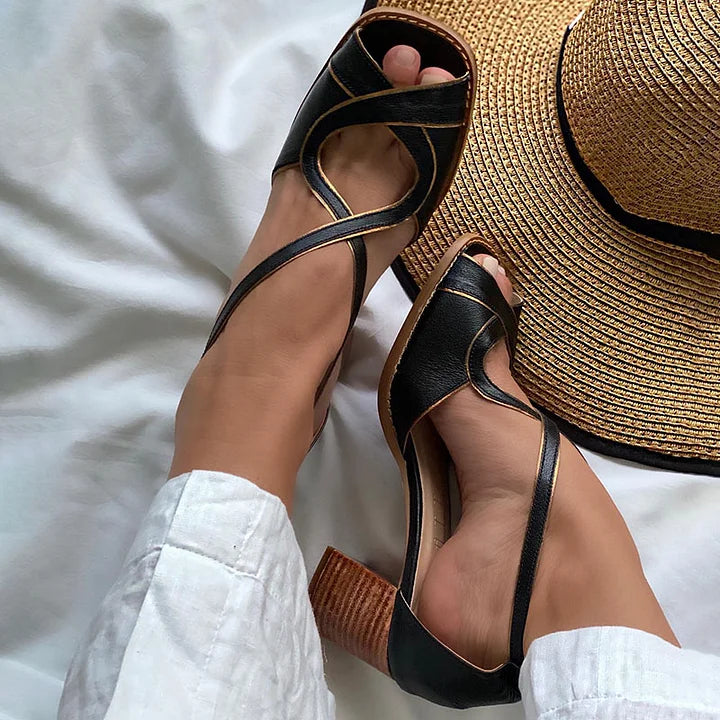 Callie™ | Criss-Cross Heel Sandals