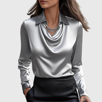 Zoe™ | Elegant Satin Blouse