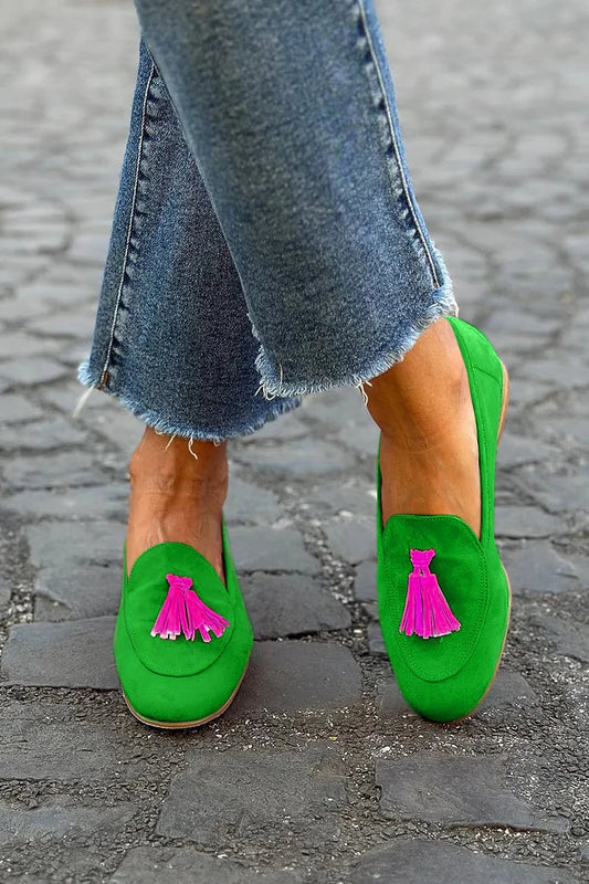 Marieke | Elegant tassel moccasins