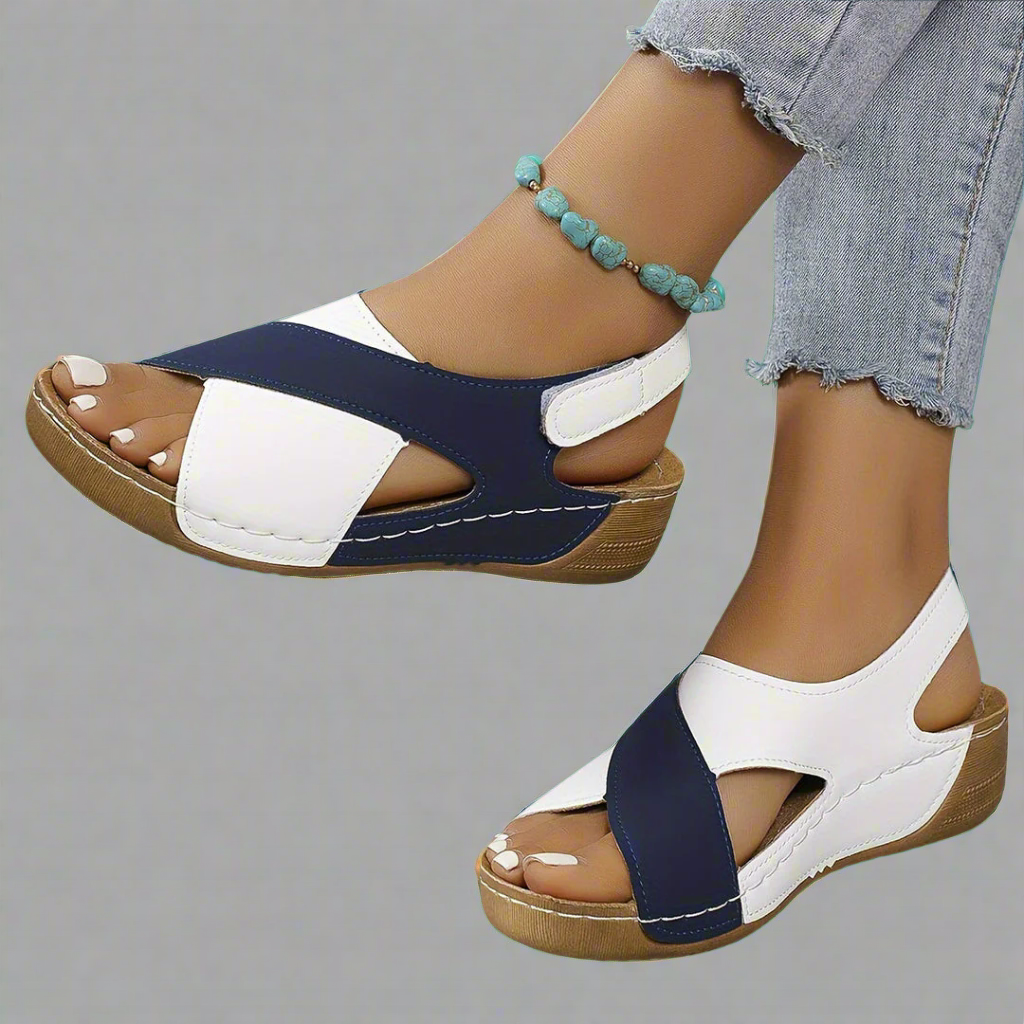 Gianna™ | Color-Block Back-Strap Sandals
