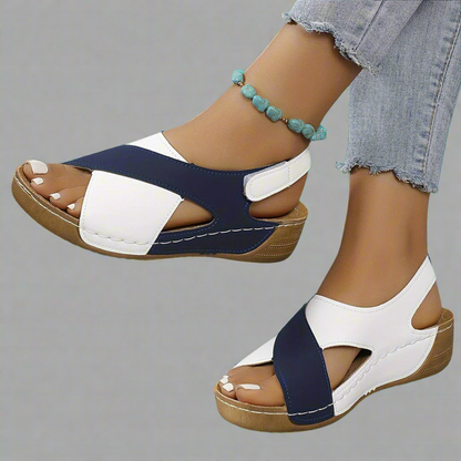 Gianna™ | Color-Block Back-Strap Sandals