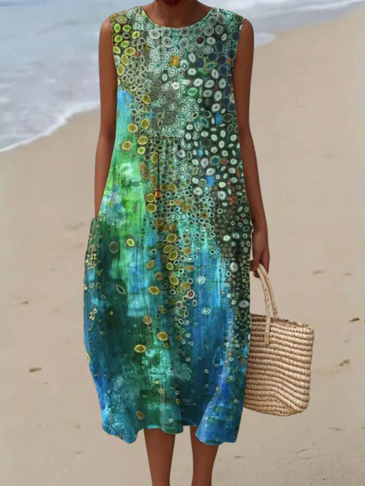 Oceane™ | Grid Dress