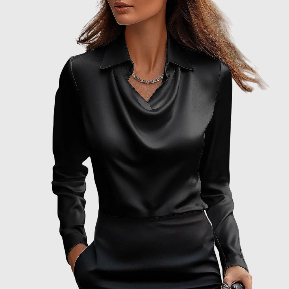Zoe™ | Elegant Satin Blouse