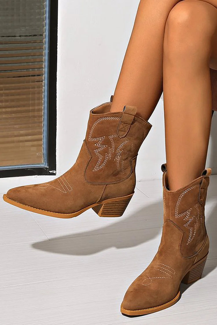 Petra™ | Western Ankle Boots