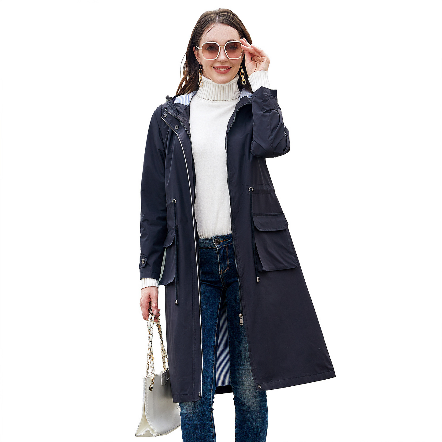 Bethany – Waterproof trench coat in a decidedly elegant style