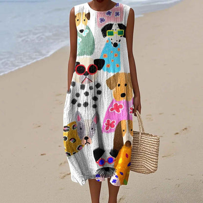 Oceane™ | Grid Dress