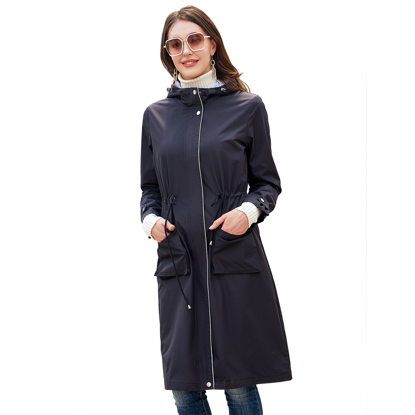 Bethany – Waterproof trench coat in a decidedly elegant style