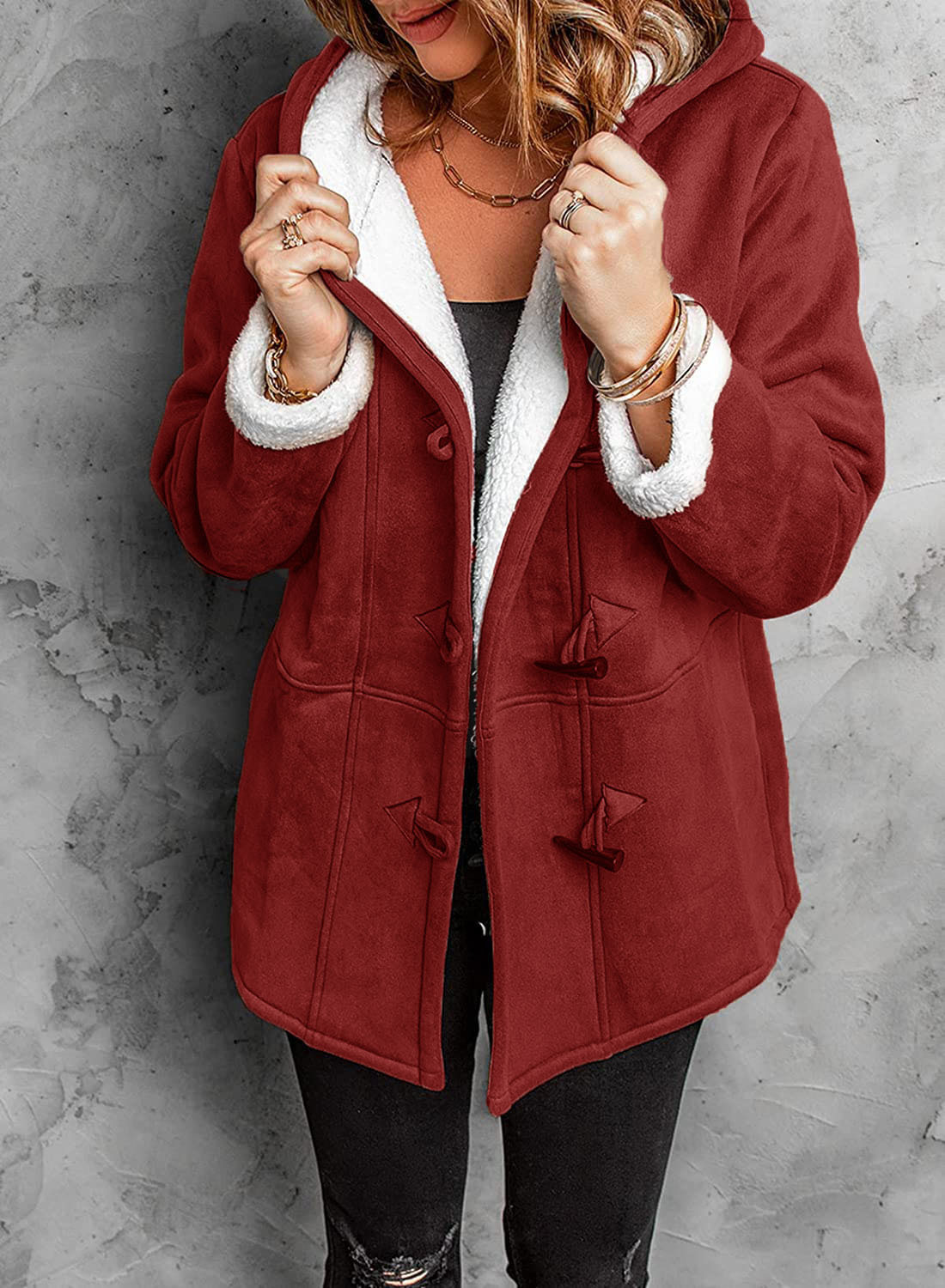 Amanda - Elegant women's coat, chic and timeless