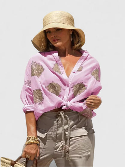 Veronika™ | Embroidered Blouse