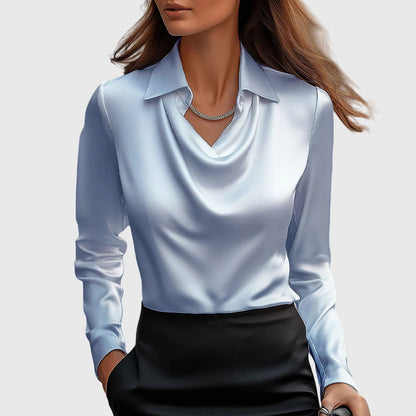 Zoe™ | Elegant Satin Blouse