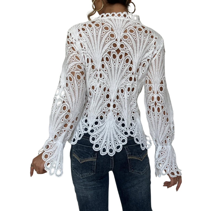 Sarah™ | Cutwork Blouse