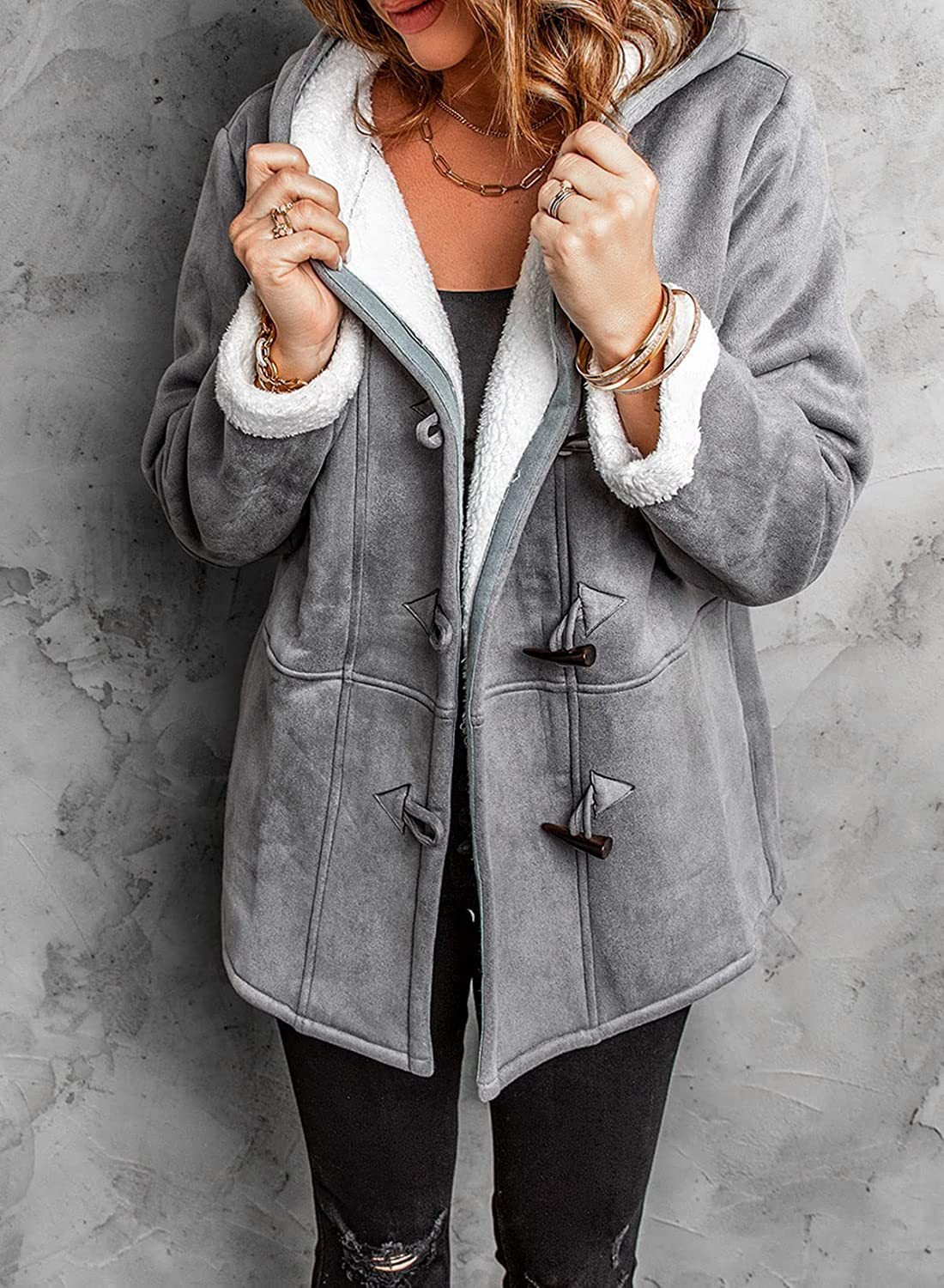 Amanda - Elegant women's coat, chic and timeless
