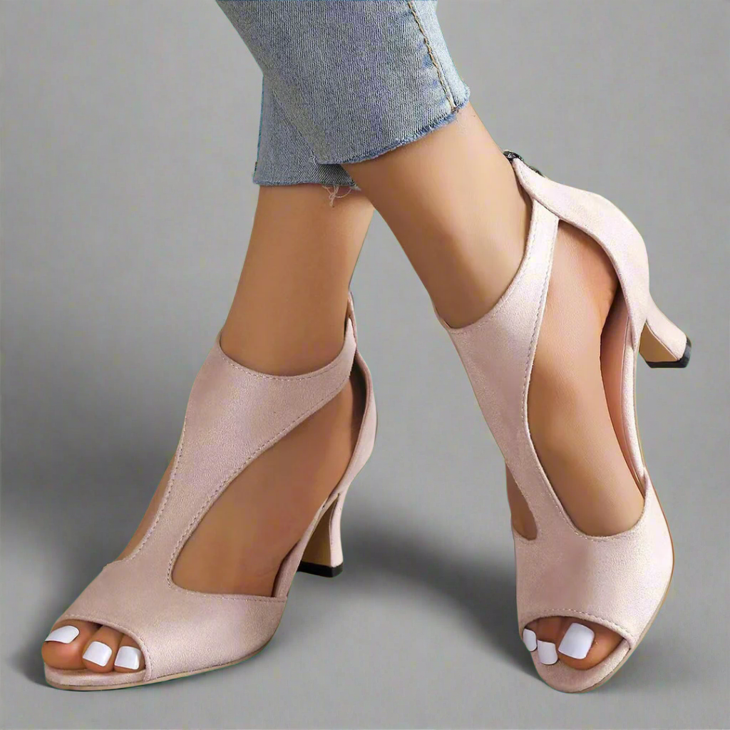 Heidrun | Elegant and ultra-comfortable high-heeled sandals