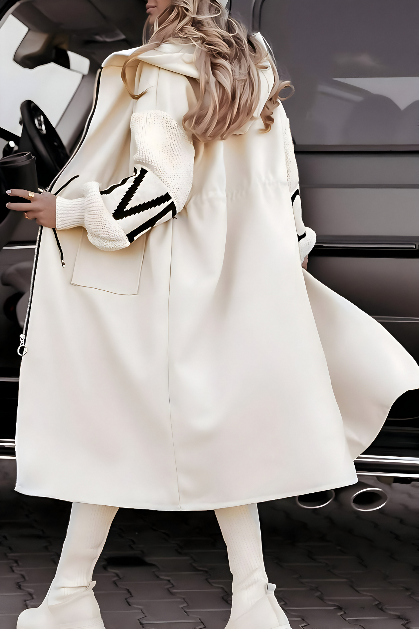Rosana - Long, lightweight, trendy windbreaker jacket for a confident look