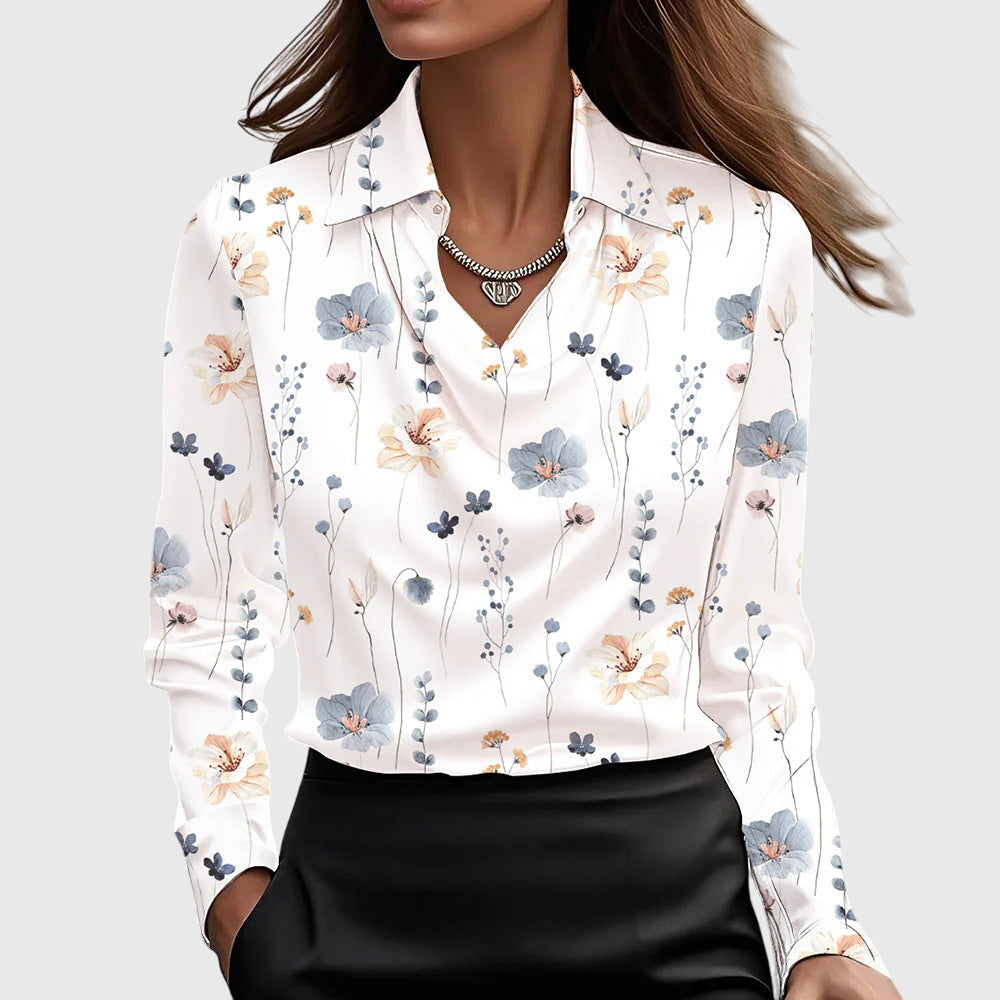 Zoe™ | Elegant Satin Blouse