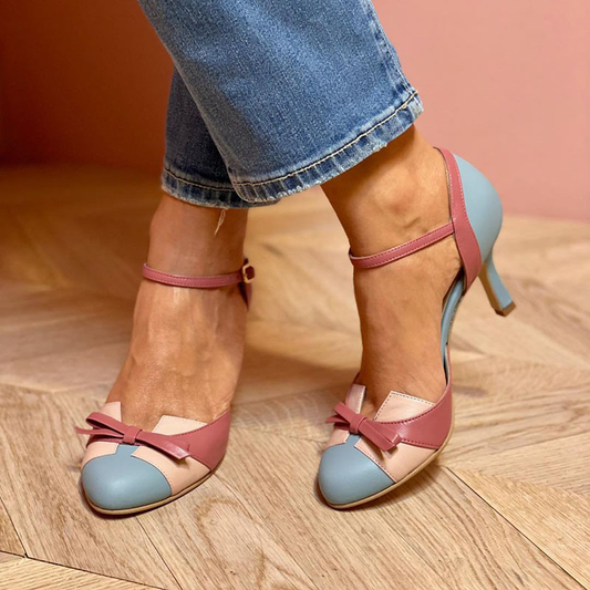 Bellarosa | Colorful knot-and-strap sandals, round toe — chic and comfortable