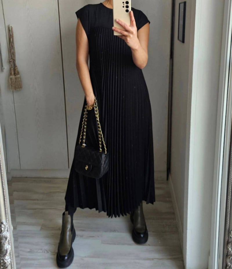 Leonora™ | Pleated Dress