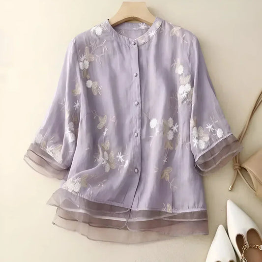 Nicole | Light Cotton Blouse