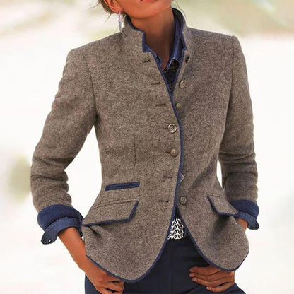 Mariska – Wool winter coat, elegant and warm