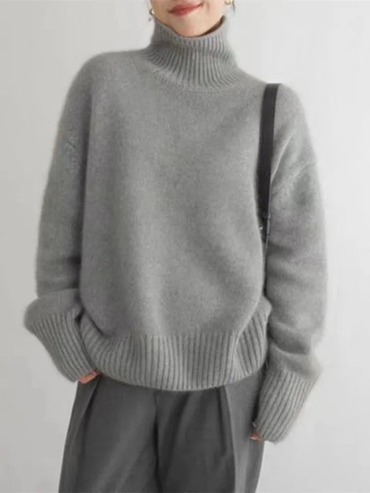 Niamh™ | Cashmere Turtleneck