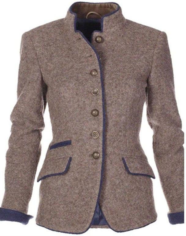 Mariska – Wool winter coat, elegant and warm