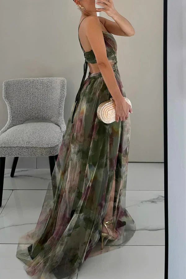 Angela | Women's Romantic Sleeveless Maxi Dress