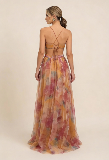 Angela | Women's Romantic Sleeveless Maxi Dress
