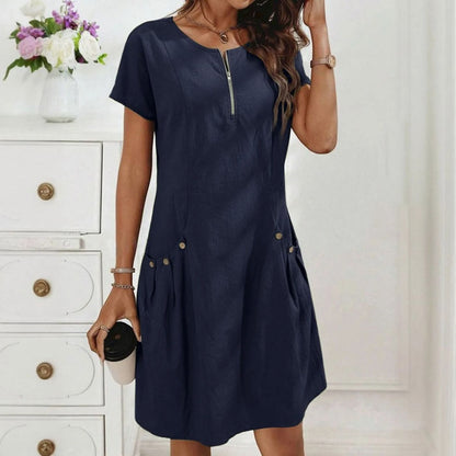 Karen™ | Stylish Women's Dress with Zipper