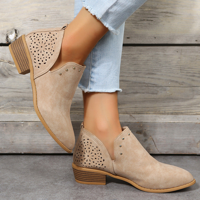 Kendall™ | Cut-Out Ankle Boots