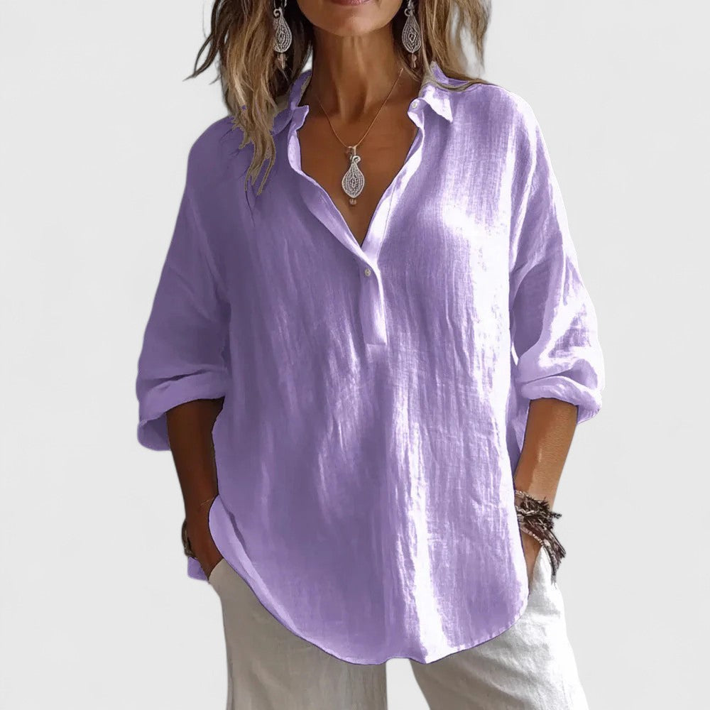 Roxanna™ | Linen Blouse