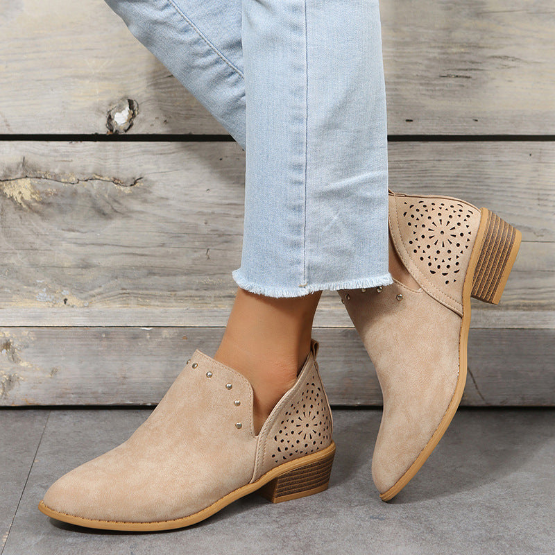 Kendall™ | Cut-Out Ankle Boots