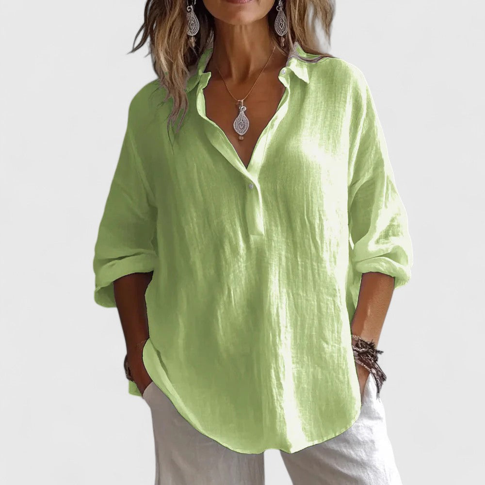 Roxanna™ | Linen Blouse
