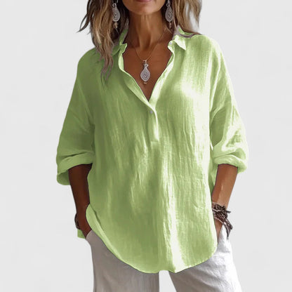 Roxanna™ | Linen Blouse