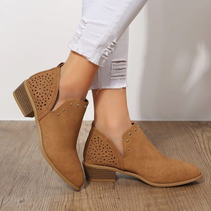 Kendall™ | Cut-Out Ankle Boots