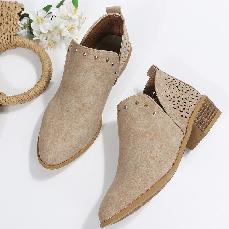 Kendall™ | Cut-Out Ankle Boots