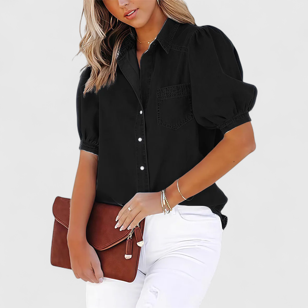 Regina™ | Puff Sleeve Blouse