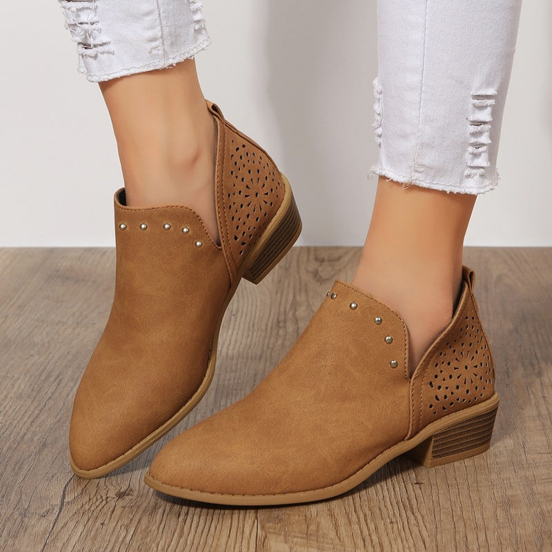 Kendall™ | Cut-Out Ankle Boots